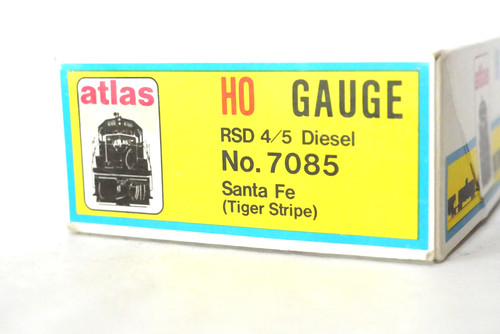 MOTOR SANTA FE RSD 4/5 #4332 (RAYA DE TIGRE) ATLAS (KATO) MODELO A ESCALA HO | Zustand: Used