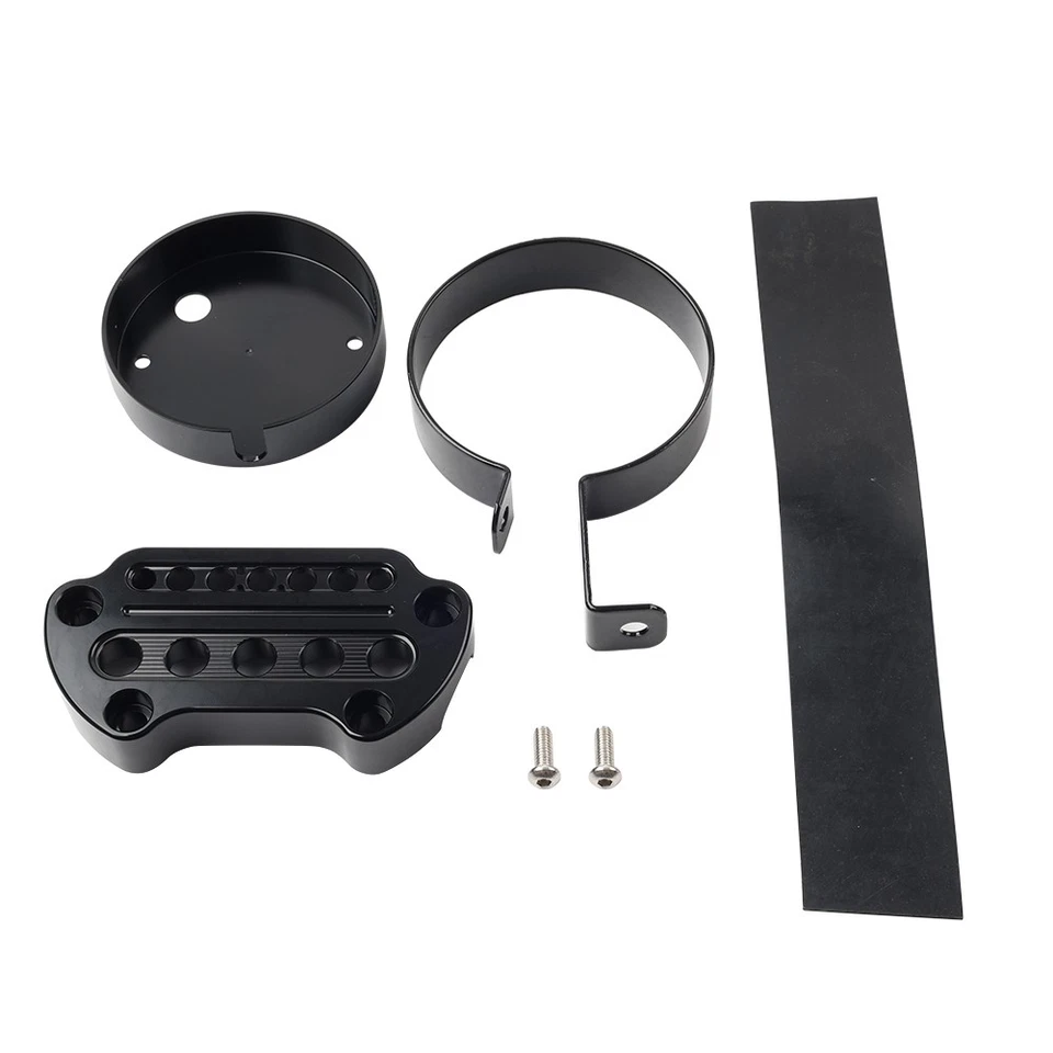 Side Speedometer Bracket Relocation Indicator Clamp For Harley Sportster XL 883 Foto 2 de 4