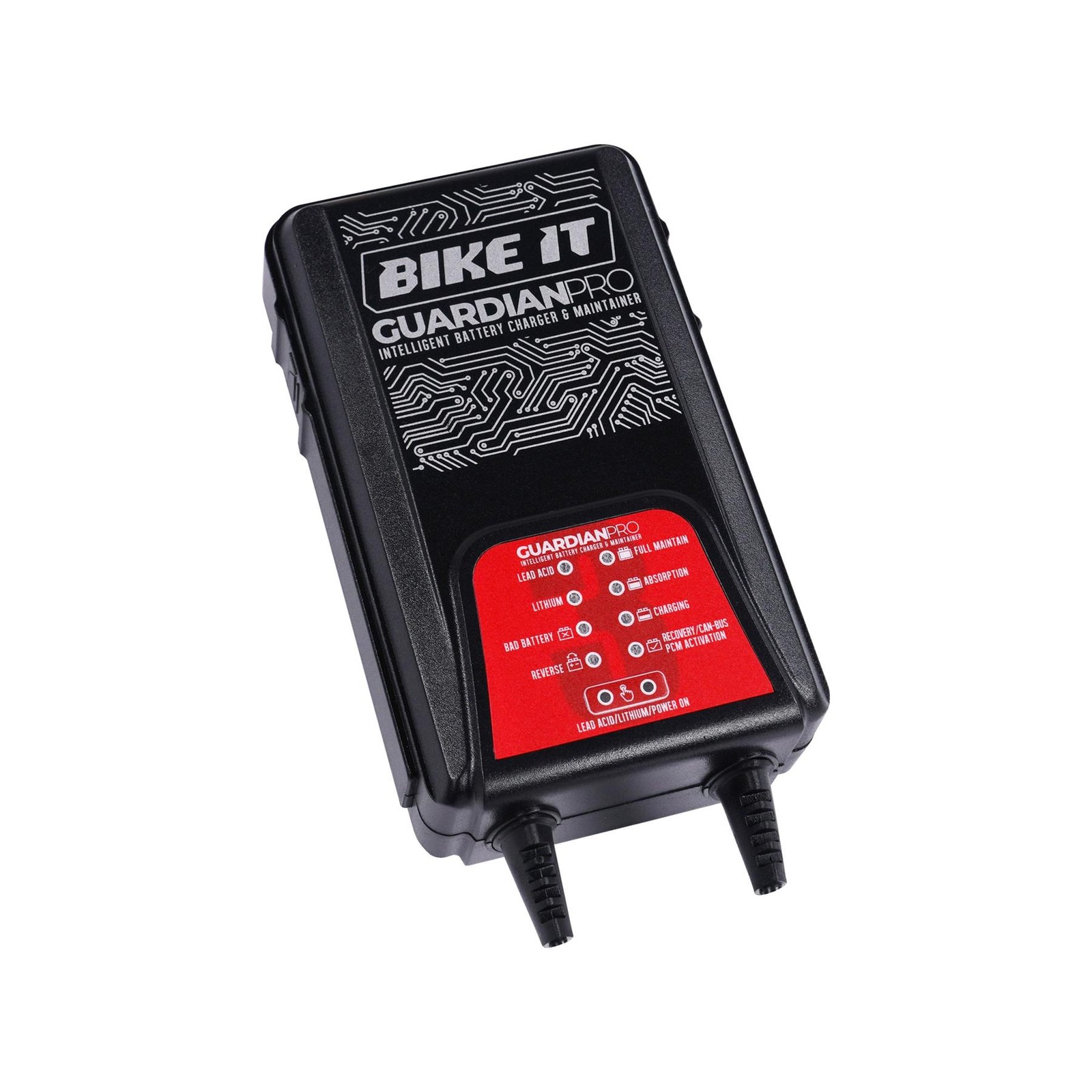 BikeIt Guardian Pro 3 Motorcycle Battery Charger 12/14.4V 3.8A Spark Proof