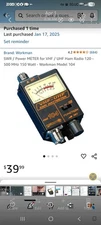 Workman Model 104 UHF VHF SWR Watt Meter for Ham Radio