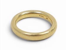 Vintage 18ct Gold Wedding Band Size N 8.65g