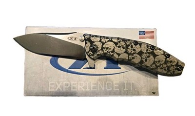 Zero Tolerance 0562TI Pocketknife CPM 20CV Titanium Drop Point Frame Lock