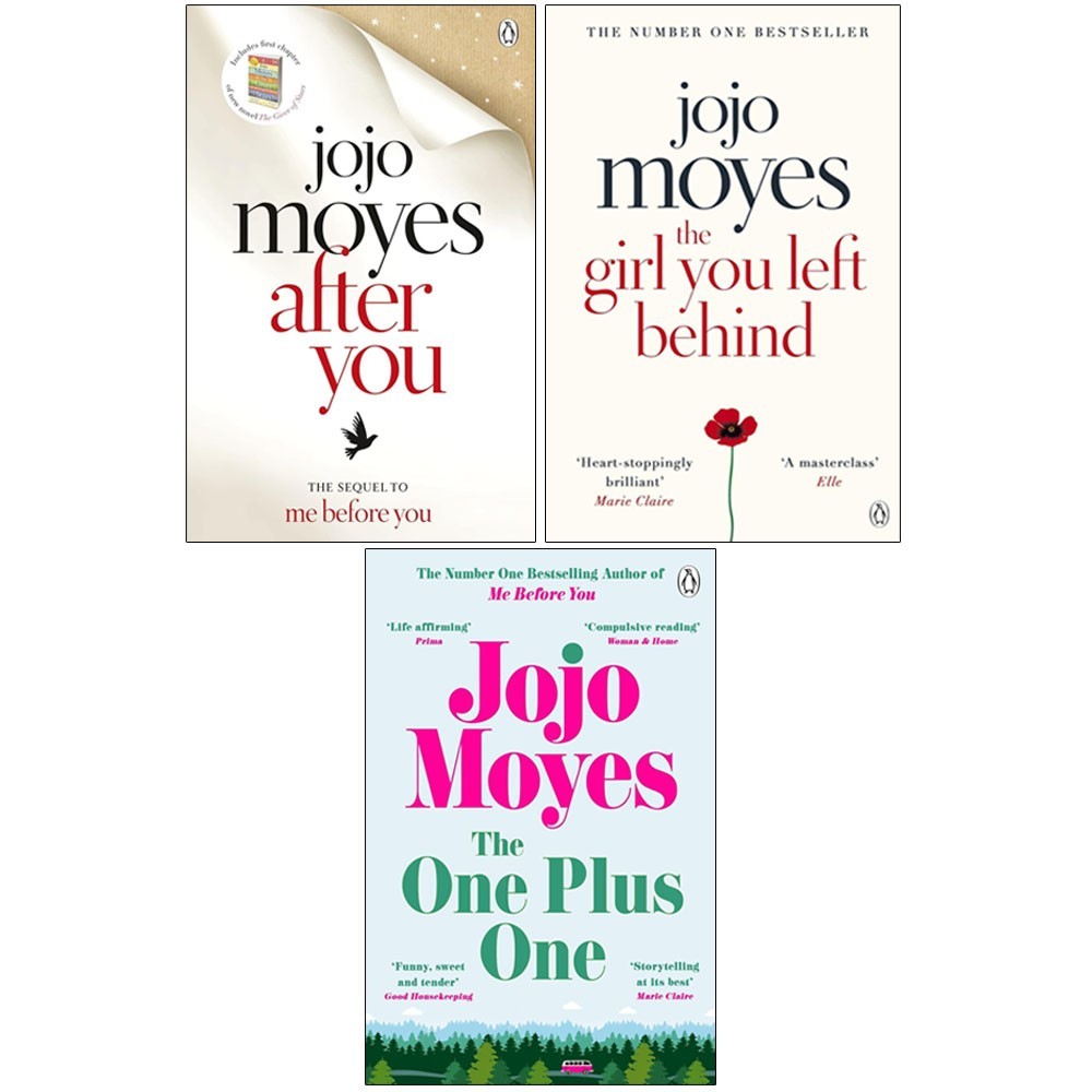 Me Before You Collection 3 Books Set by Jojo Moyes After You, The One Plus One,