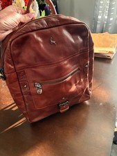 Medium sized Brown Backpack Zip Closure, Pock...