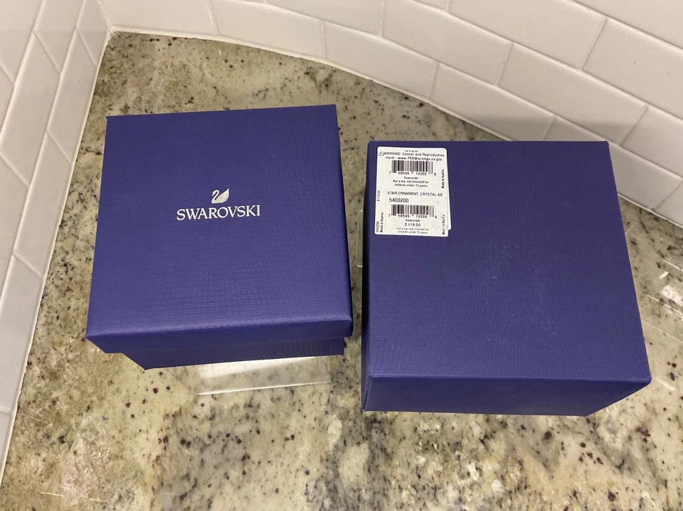 SWAROVSKI Crystal Star Ornament AB 5403200 Northern Lights Aurora Boreal Foto 3 de 4
