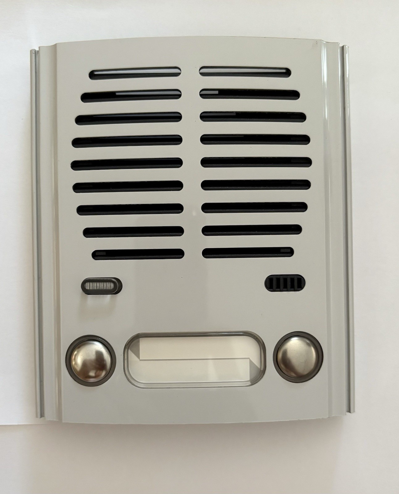 VIMAR ELVOX 8012 MODULO TASTO DOPPIO CHIAMATA AUDIO LUCE TARGA GRIGIO CITOFONO