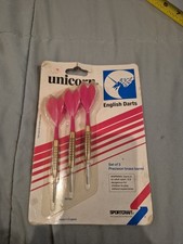 Unicorn Red English Darts Set Of 3 Precision Brass Barrel