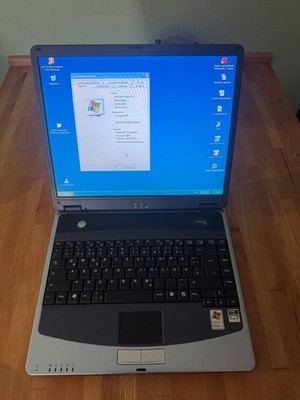Retro Gaming BenQ DH2100 Notebook Win Xp,Mobile AMD Sempron,448Mb Ram,80Gb Hdd