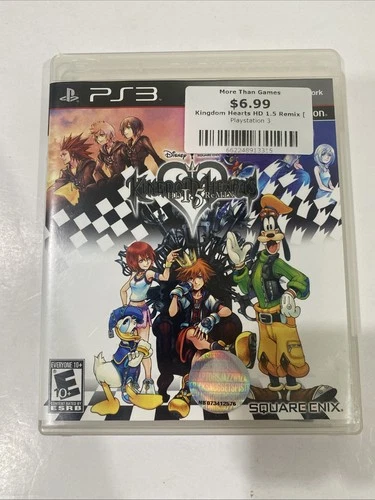 Kingdom Hearts HD 1.5 Remix (PlayStation 3, 2013) PS3 Complete CIB