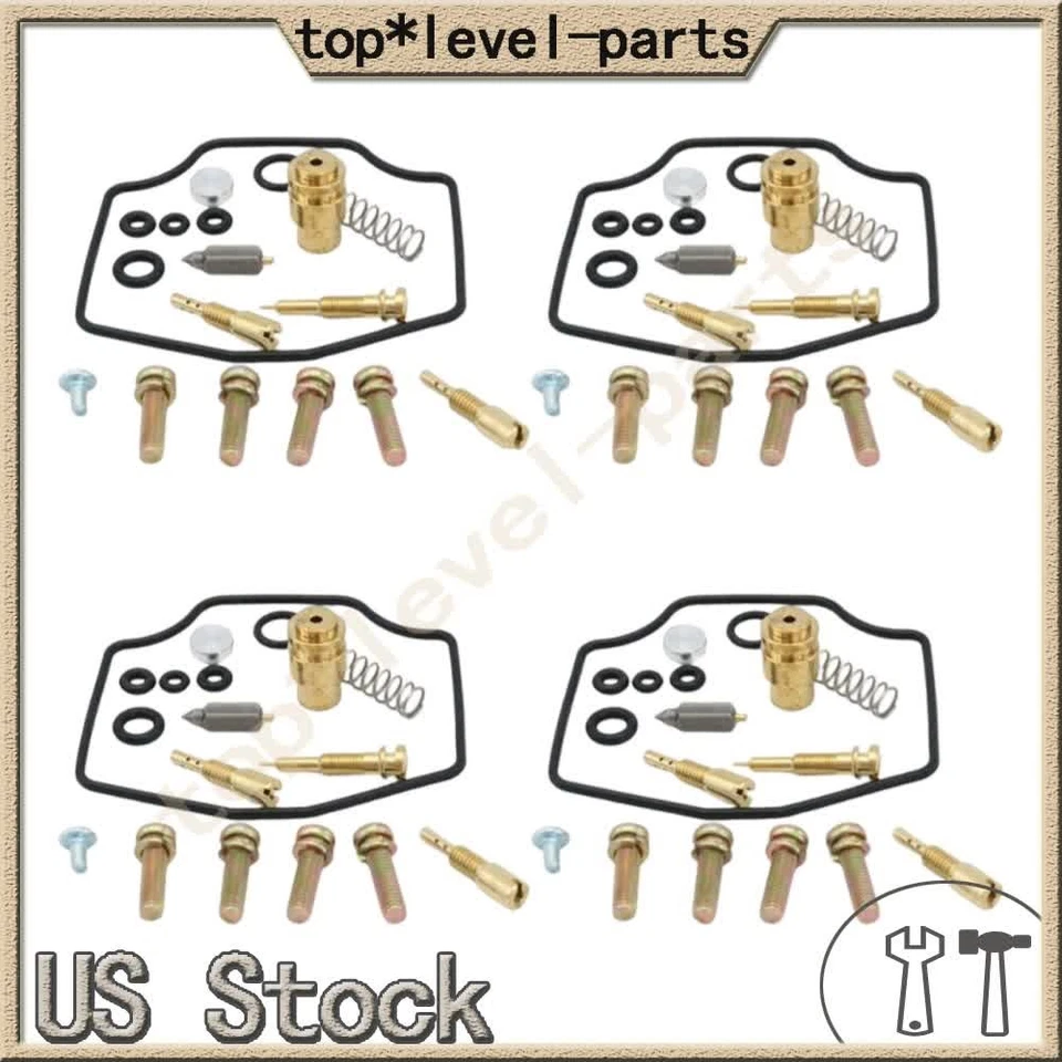 4X Kits de reparación de carburador Kawasaki KZ550 ZX550 GPz 1982-85 K&L 18-2461V - EE. UU. Foto 4 de 4