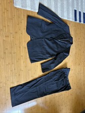 Brooks Brothers 1818 Madison Gray Wool Suit 44R 39w/28 Pants Estrato Fabric