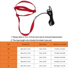 Bird Leash Bite Resistant Adjustable Flying Training Rope for Walking
