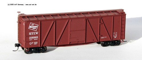 Accurail H0 7005 - 40´ Wood Boxcar Milwaukee Road #706823 (assembled); NEU & OVP | Zustand: Neu