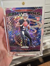 2024 Panini Prizm Michael Penix Jr. Fireworks Purple Power RC /49 #16🔥🔥🔥