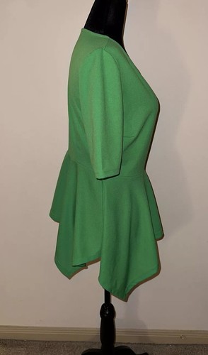 Vestido corto verde manga corta New York & Company para mujer - Imagen 4 de 5