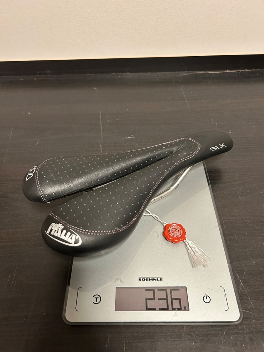 NEW Selle Italia SLK Gel Flow Retro Vintage Saddle Vanox Rails