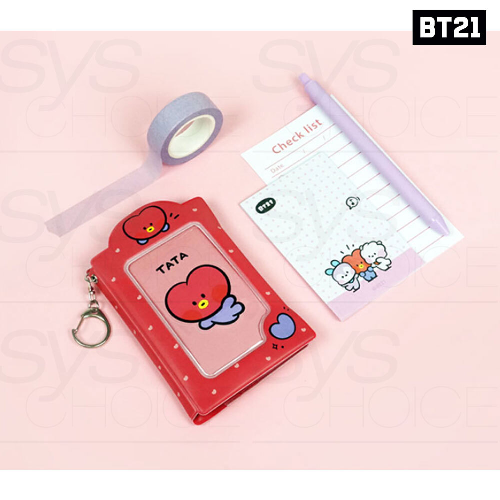 BTS BT21 Official Authentic Goods minini Photo Card Holder +