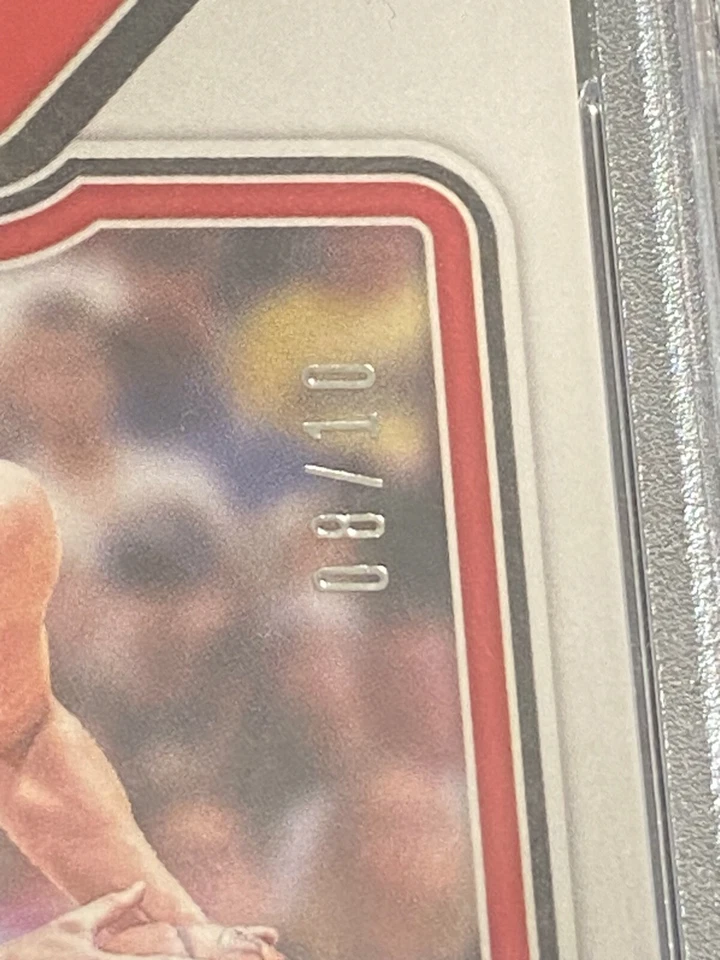 2020-21 Malachi Flynn Sensational Signatures Gold Prizm /10 Prizm #SS-MFL PSA 10 - Image 2 of 4