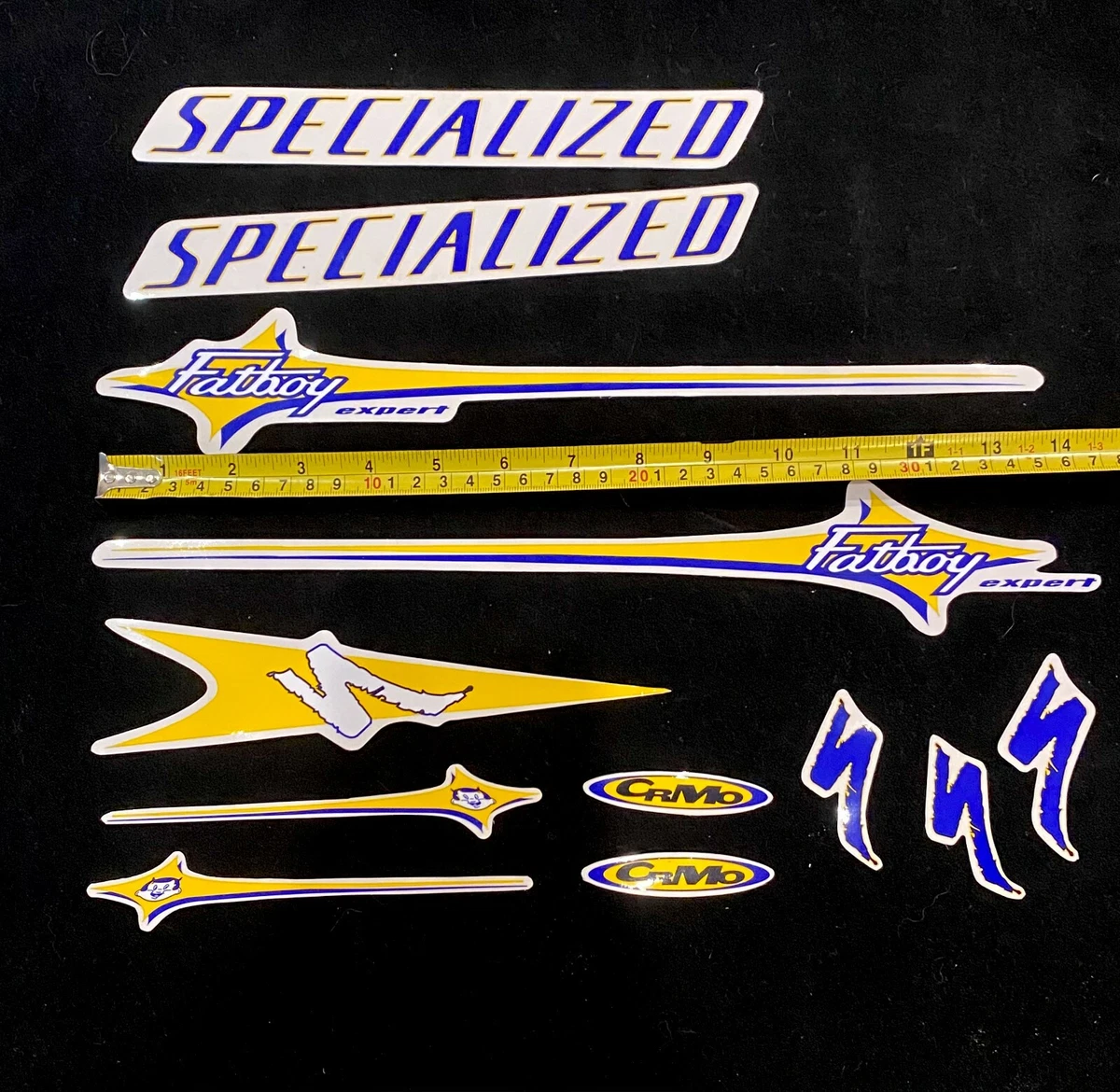 VINTAGE SPECIALIZED Fatboy Expert Design Decals Stickers BMX