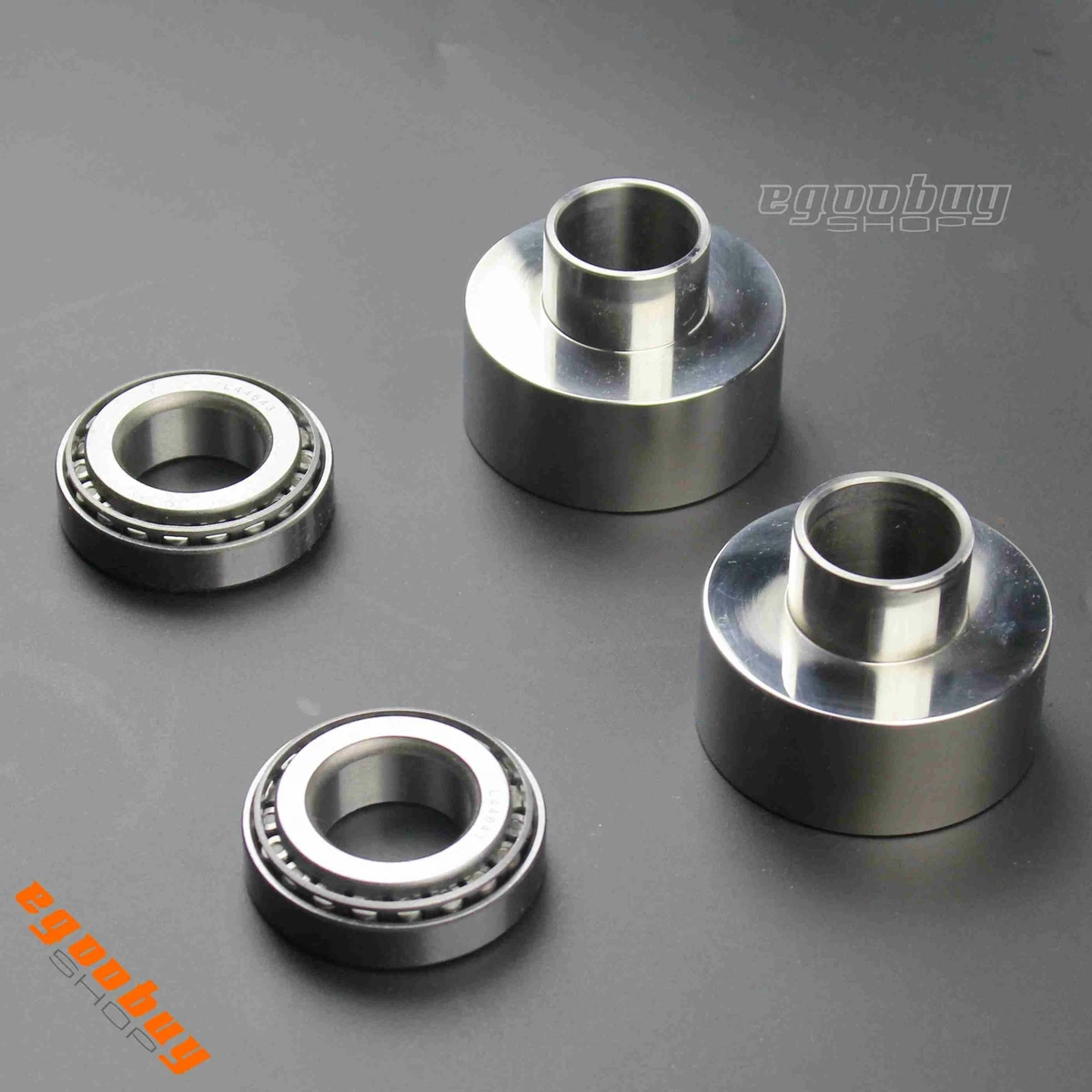 21ST Chrome Fork Neck Cups Conversion Bearing Race Set – For Harley Sportster Ironhead (1952-1981) 21ST-HD051-D - View #3