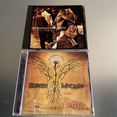 EDWIN MCCAIN LOT OF 2 CDS: Honor Among Thieves & Misguided Roses VG