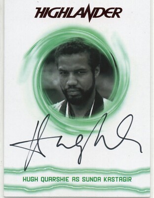 Highlander 2024 Erweiterung: BWHQ1 Hugh Quarshie als Sunda Kastagir Autogrammkarte