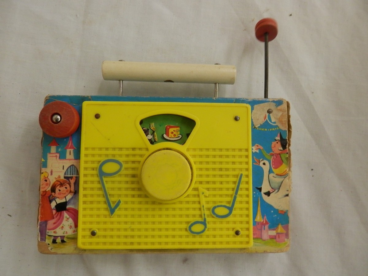 Vintage 1963 Fisher Price Toys Inc TV-RADIO Farmer In the Dell | eBay