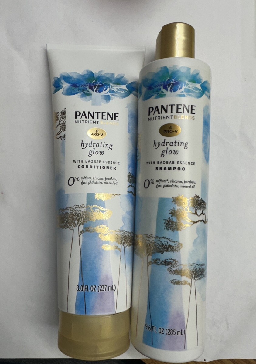 Pantene Nutrient Blends Hydrating Glow Sulfate-Free Shampoo and