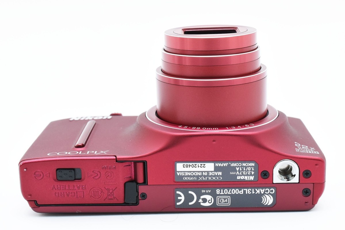 【希少】Nikon COOLPIX S9500　 　　　　レッド Nikon Coolpix S9500 Red 18.1MP Compact Digital Camera jp | eBay