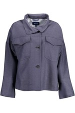 Gant Elegant Blue Sports Jacket With Chic Logo