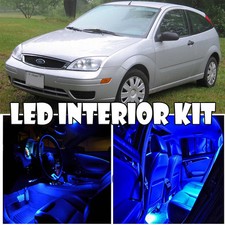 Para 98-05 Ford Focus zx3 Xenón Azul Interior LED Bombilla SMD Kit Completo CANTIDAD 9