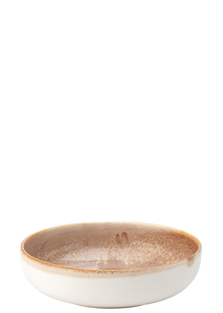 Murra Blush Round Porcelain Bowls For Pasta Cereals Soup 6.25"" (16Cm) Pack Of 6