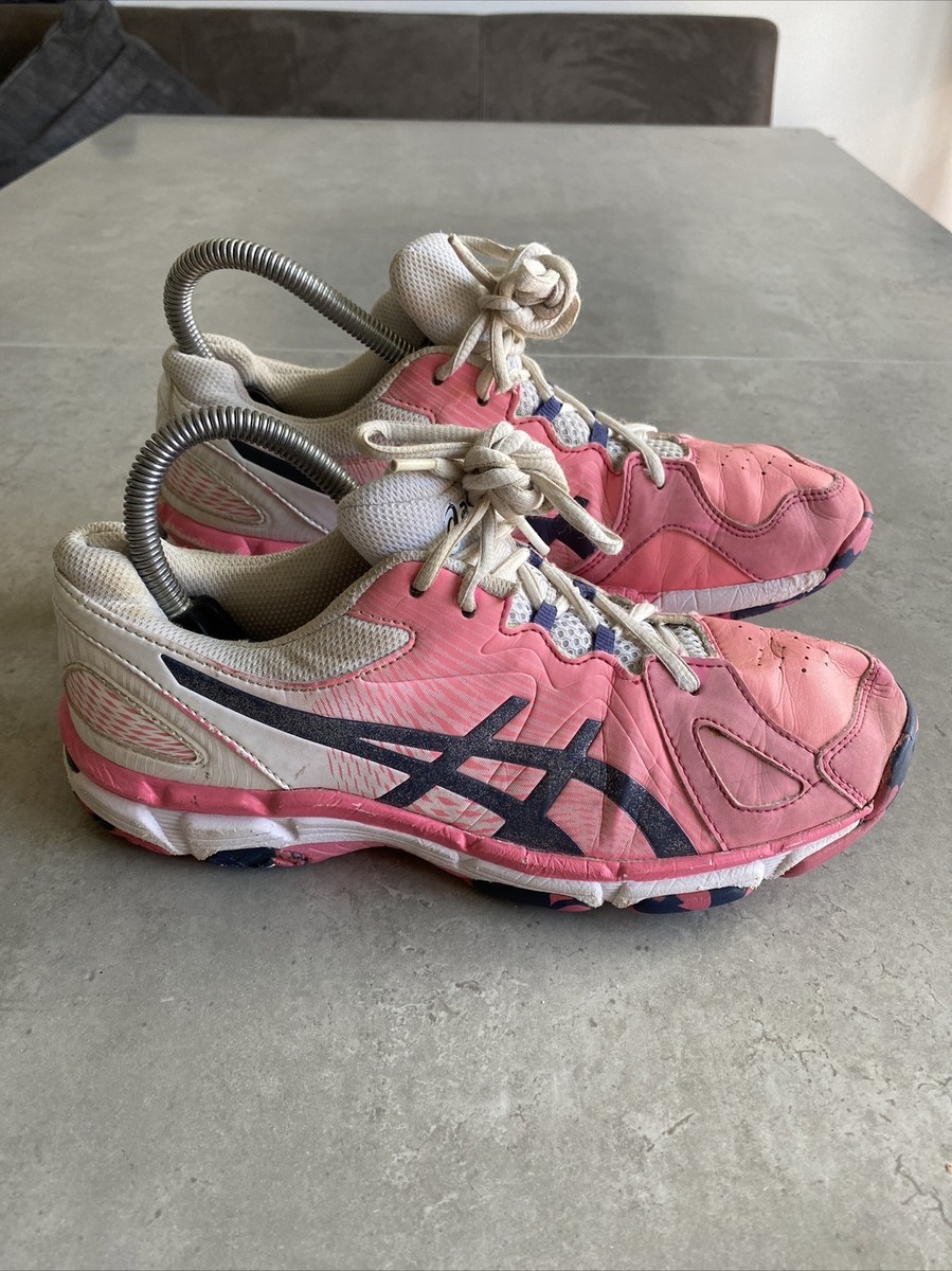 Asics Gel Cumulus 21 Running Shoes UK 4Flyte Foam White Pink Trainers