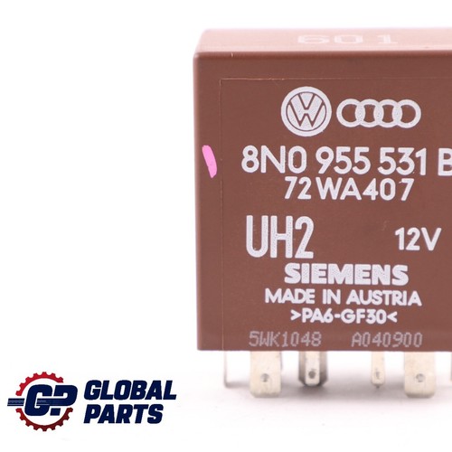 Unidad eléctrica relé limpiaparabrisas Audi TT 8N marrón 8N0955531B - Imagen 4 de 12