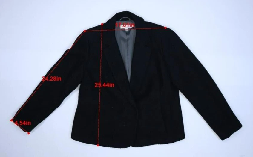 Chaquetón Boden para mujer negro de lana texturizada manga larga cruz muesca a presión solapa 16A Foto 2 de 4