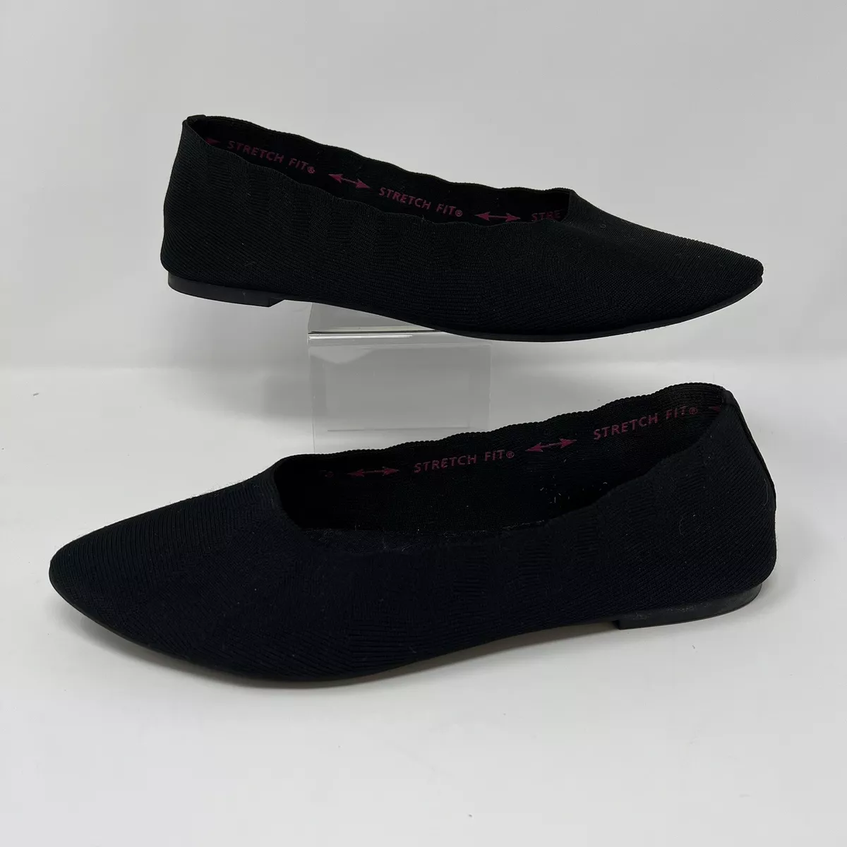 Skechers flats cheap memory foam cleo