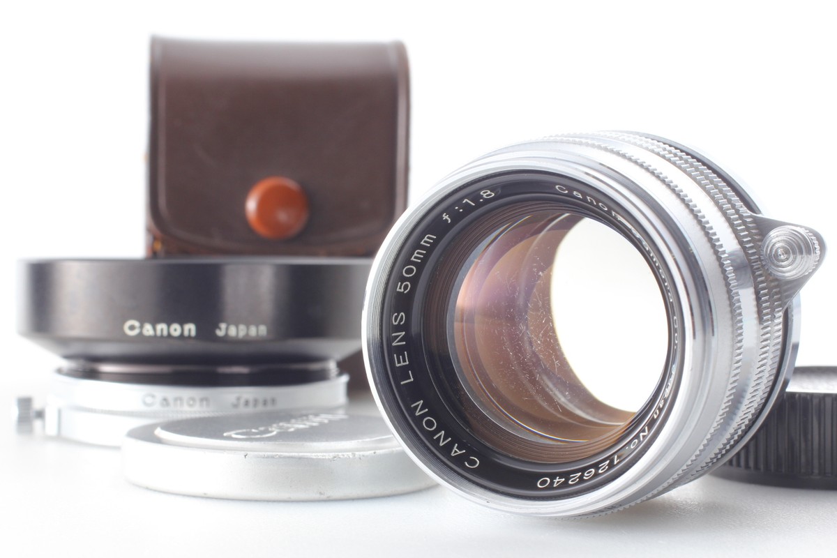 Canon 50mm f/1.8 L39 レンズ No. 161375 Canon 50mm f/1.8 Chrome LTM L39 M39 Screw Mount Lens 377 | eBay