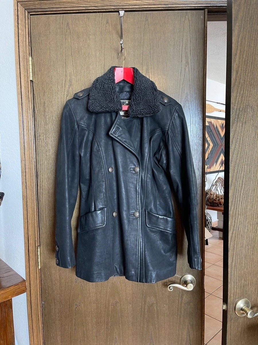 El Present Helium Authentic Leather Jacket and Lamb Special Treament Jacket W XL
