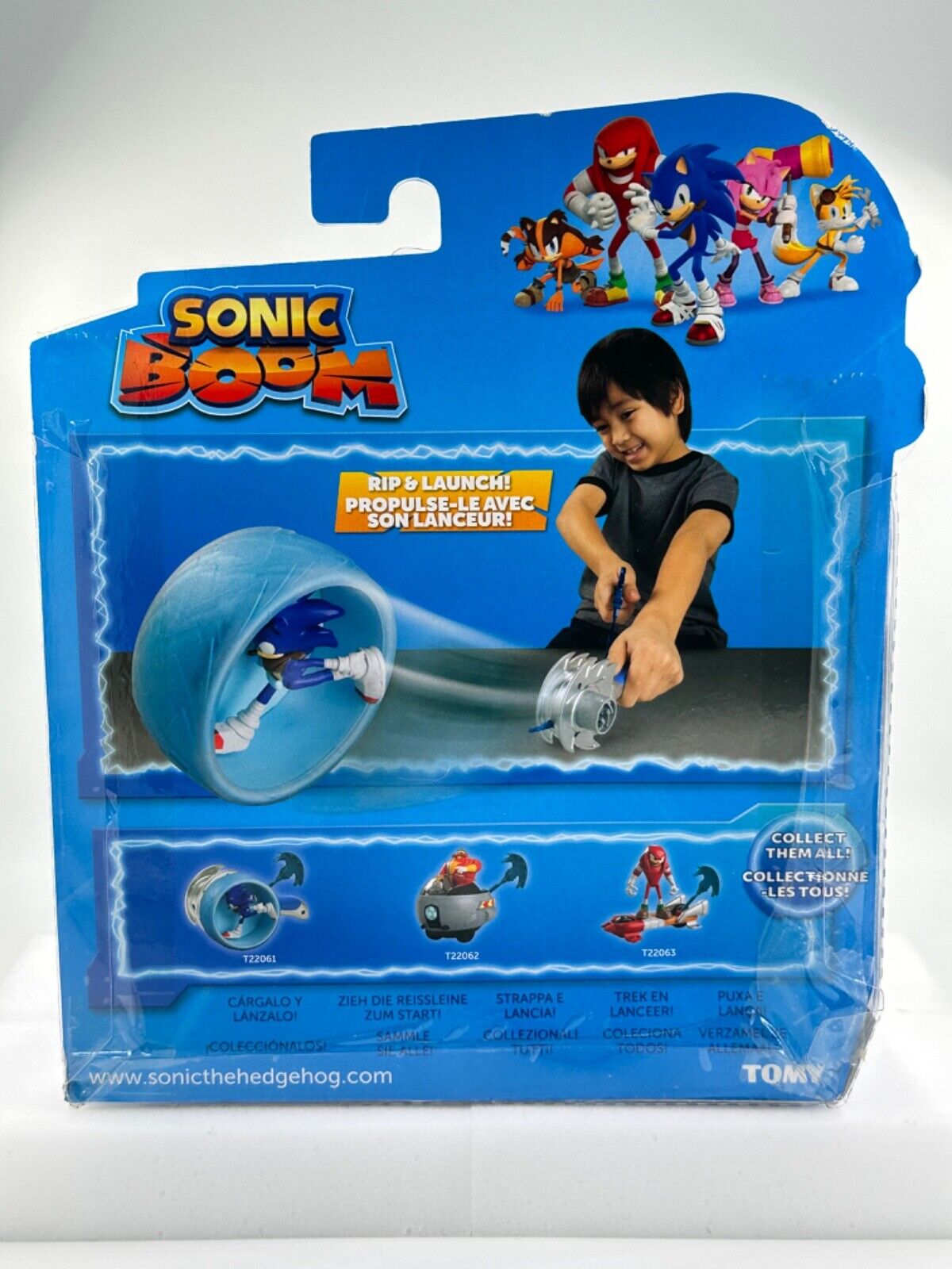 Sonic The Hedgehog Sonic Boom Sonic 3 Action Figure 22001 Mouth Closed  TOMY, Inc. - ToyWiz