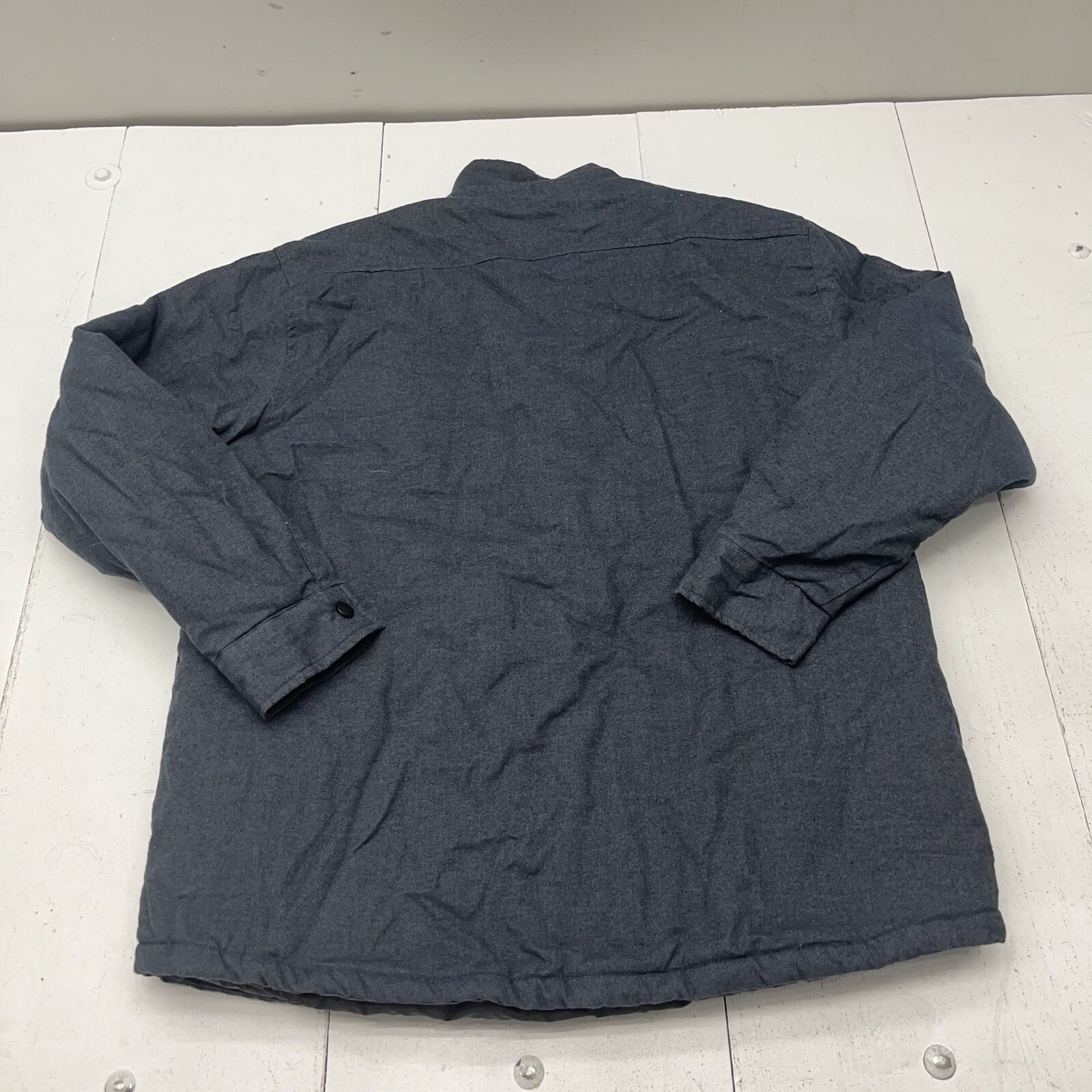 Rugged Elements Dark Gray Button Up Overcoat Men’… - image 4