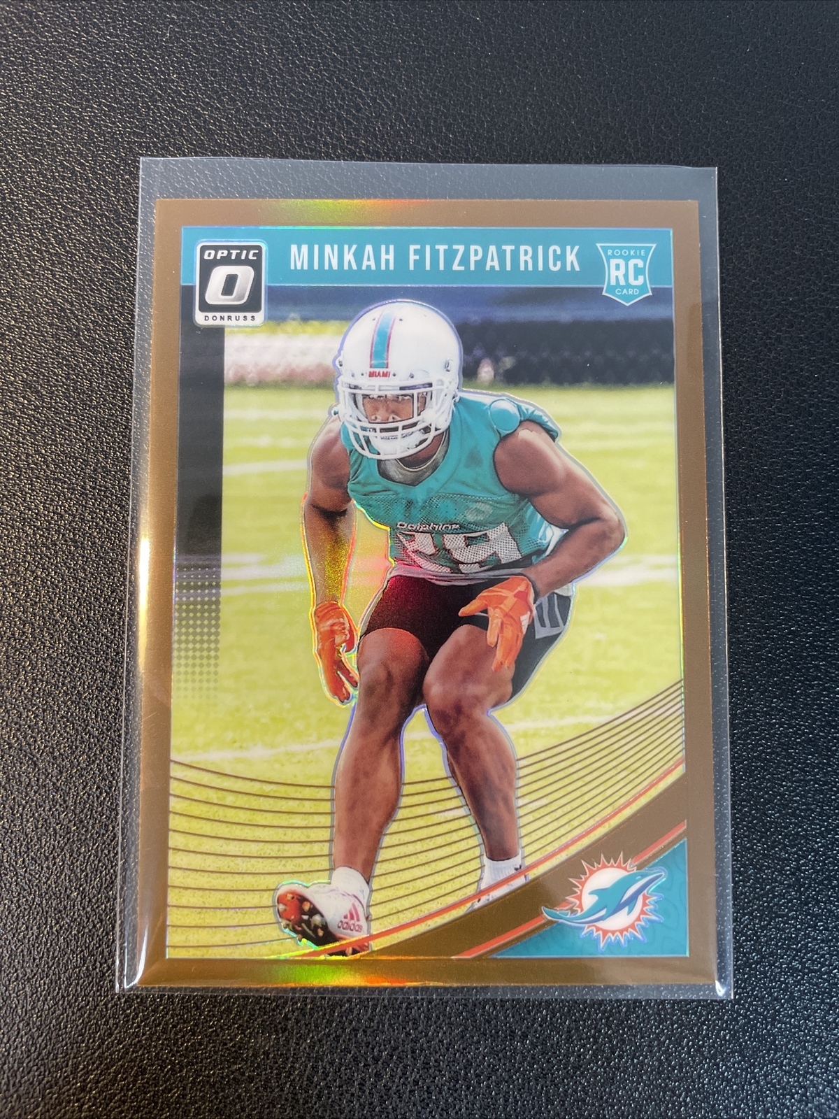2018 Donruss Optic Bronze Minkah Fitzpatrick Rated Rookie Miami Dolphins