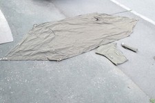 Original NVA Mantel Plane Zelt Unterstand BIWAK inkl. Heringe