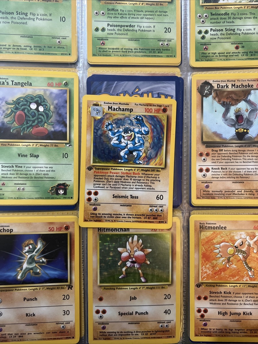 holographic machamp pokemon card - TCG Base Set - 8/102 - Holo 1st Edition Rare 1999 088/196 / Holo Rare Card Type / HP / Stage Machamp - SWSH11: Lost Origin