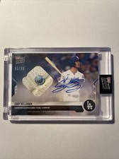 2021 TOPPS NOW CODY BELLINGER #992A On Card Auto/Base Relic #/99 ENCASED SSP