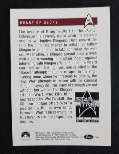 1991 Impel Star Trek 25th Anniversary Series 1 Cards (Pick Your Card) - Picture 109 of 321