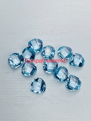 Orecchini A Cerchio A Forma Di Cuore – Blu Chiaro, Resina, Argento 925, 10 Mm, Per Donna E Ragazza