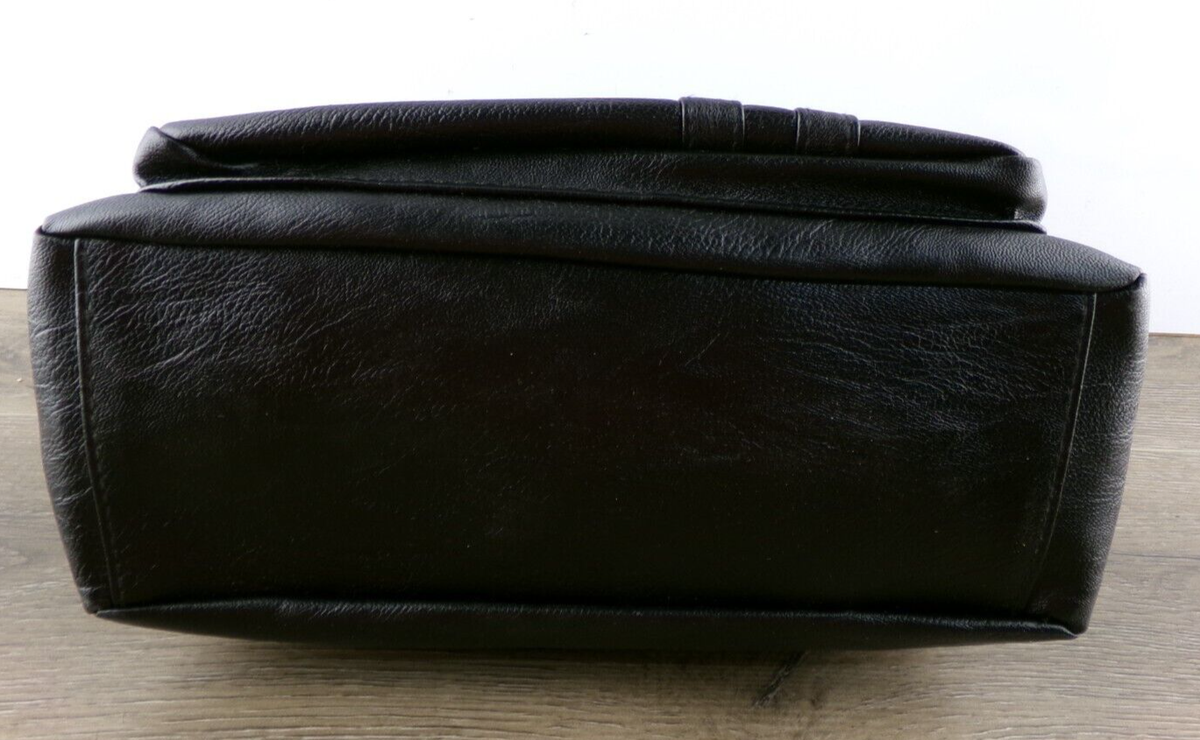 Sasha New York A8652 Multi Section Purse/Bag, Black, 11x8x6