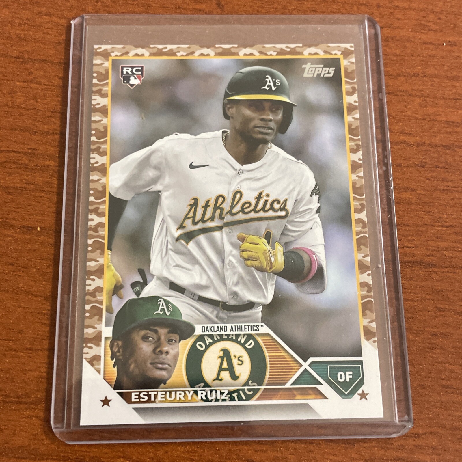 Esteury Ruiz 2023 Topps Series 2 650 Camo Rookie #24/25