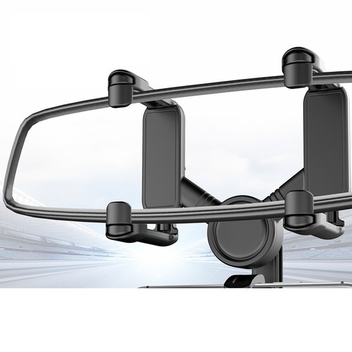 Support universel 360 rotation voiture rétroviseur support GPS téléphone portable US - Photo 5 sur 12
