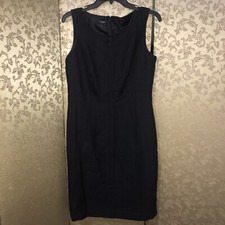 24 HR FLASH SALE! Talbots Black Textured Sheath Office Dress Size 8